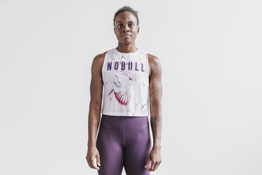 Nobull Muscle Women's Tank Tops Purple | Australia (SE3620)